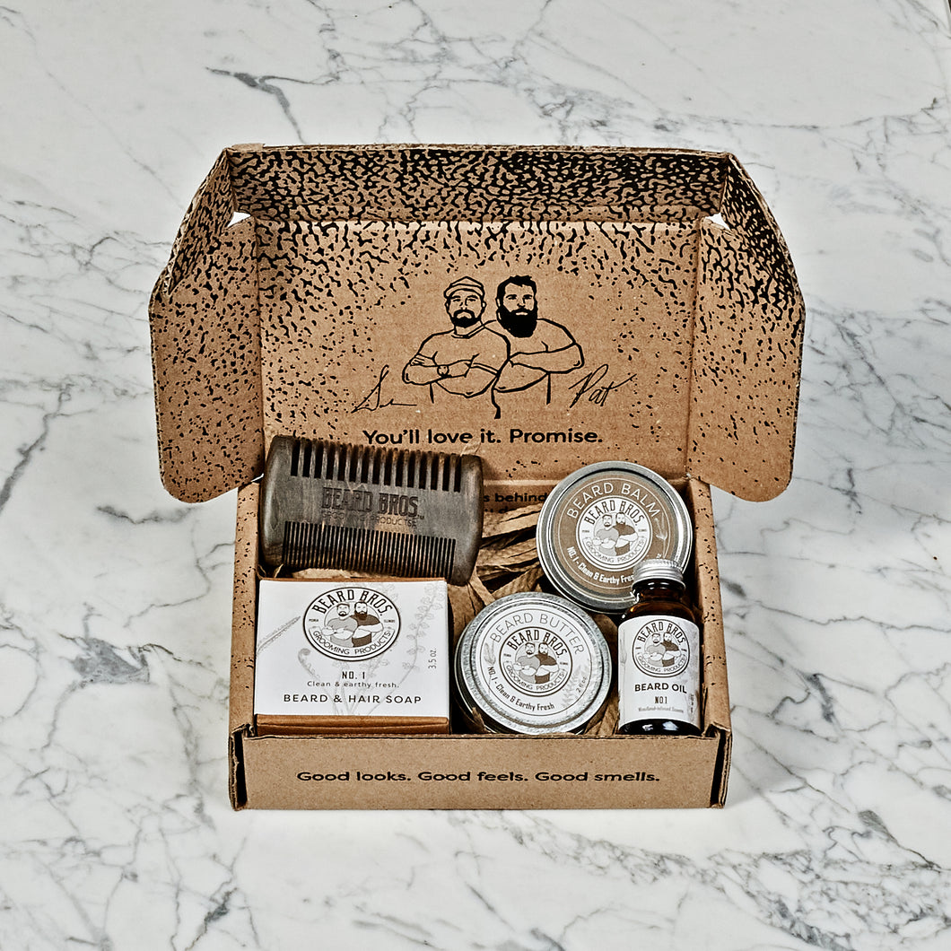 Beard Care Box with Sandalwood Comb